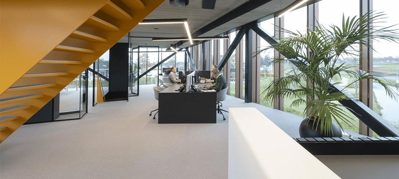 Foto van salesteam KeenSystems. Van afstand genomen.