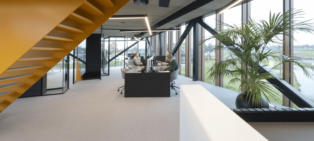 Foto van salesteam KeenSystems. Van afstand genomen.