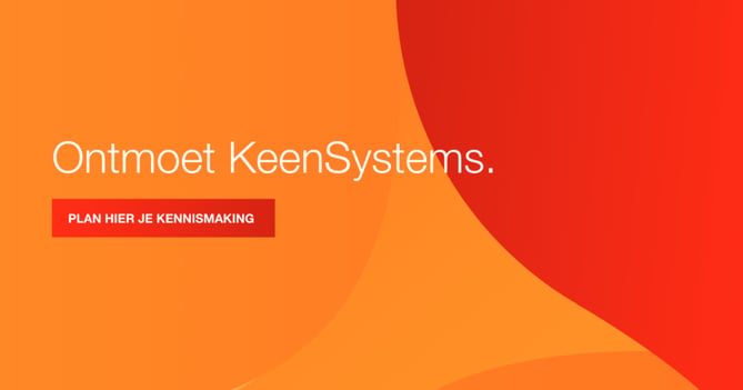 Banner Plan hier je kennismaking en ontmoet KeenSystems.
